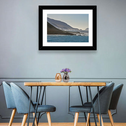 Misty Big Sur Coastline Wall Art
