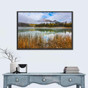 Pyramid Mountain from Patricia Lake Wall Art