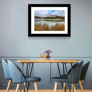 Pyramid Mountain from Patricia Lake Wall Art