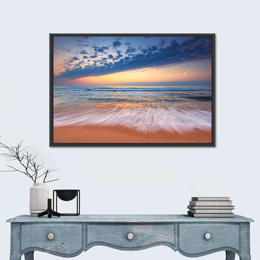Long Exposure Beach Sunrise Wall Art