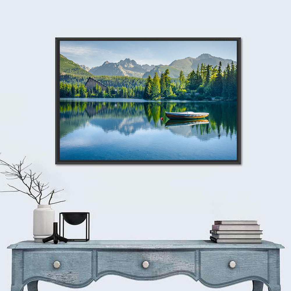 Štrbské Pleso Reflection Wall Art