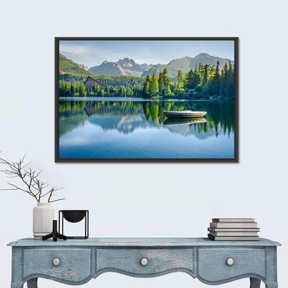 Štrbské Pleso Reflection Wall Art