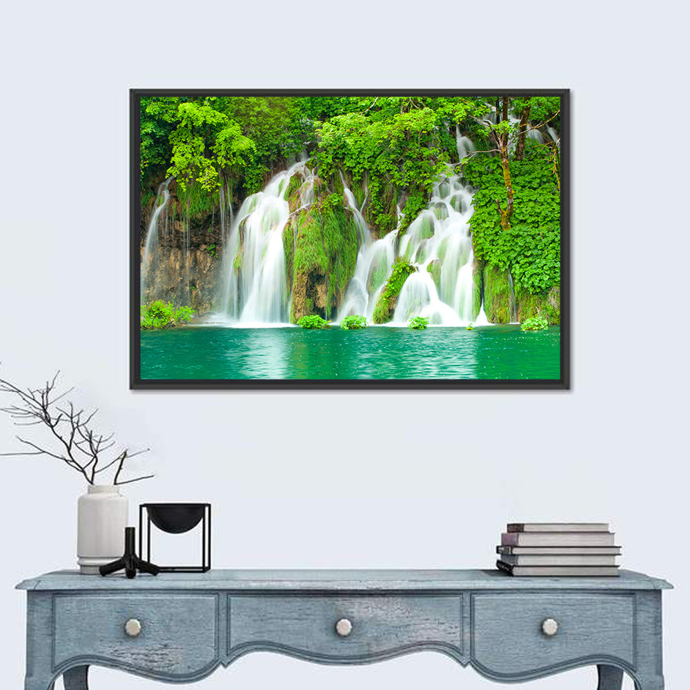 Plitvice Lakes Cascades Wall Art
