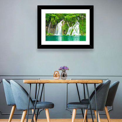 Plitvice Lakes Cascades Wall Art