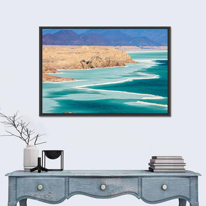 Lake Assal Salt Shoreline Wall Art