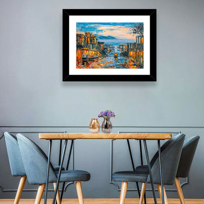 San Francisco Cable Car at Dusk Wall Art