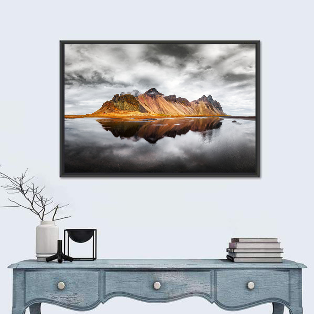 Vestrahorn at Stokksnes Wall Art in a room, landscape