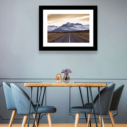 East Fjords Road at Dusk Wall Art