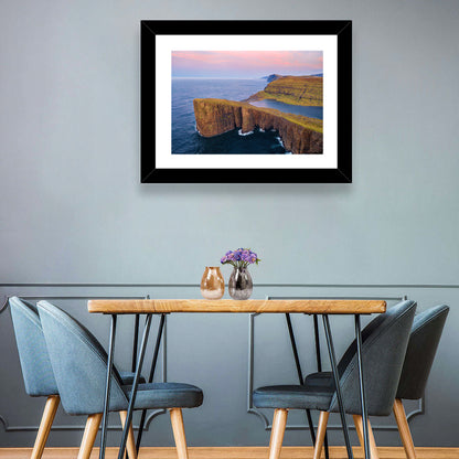 Sørvágsvatn Clifftop Lake Wall Art