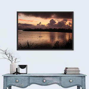 Lake Diatas Sunset Wall Art