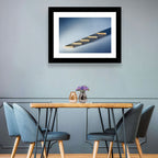 Five Wooden Steps Abstraction Wall Art