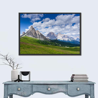 Passo Giau Meadow, Tofanes Dolomites Wall Art