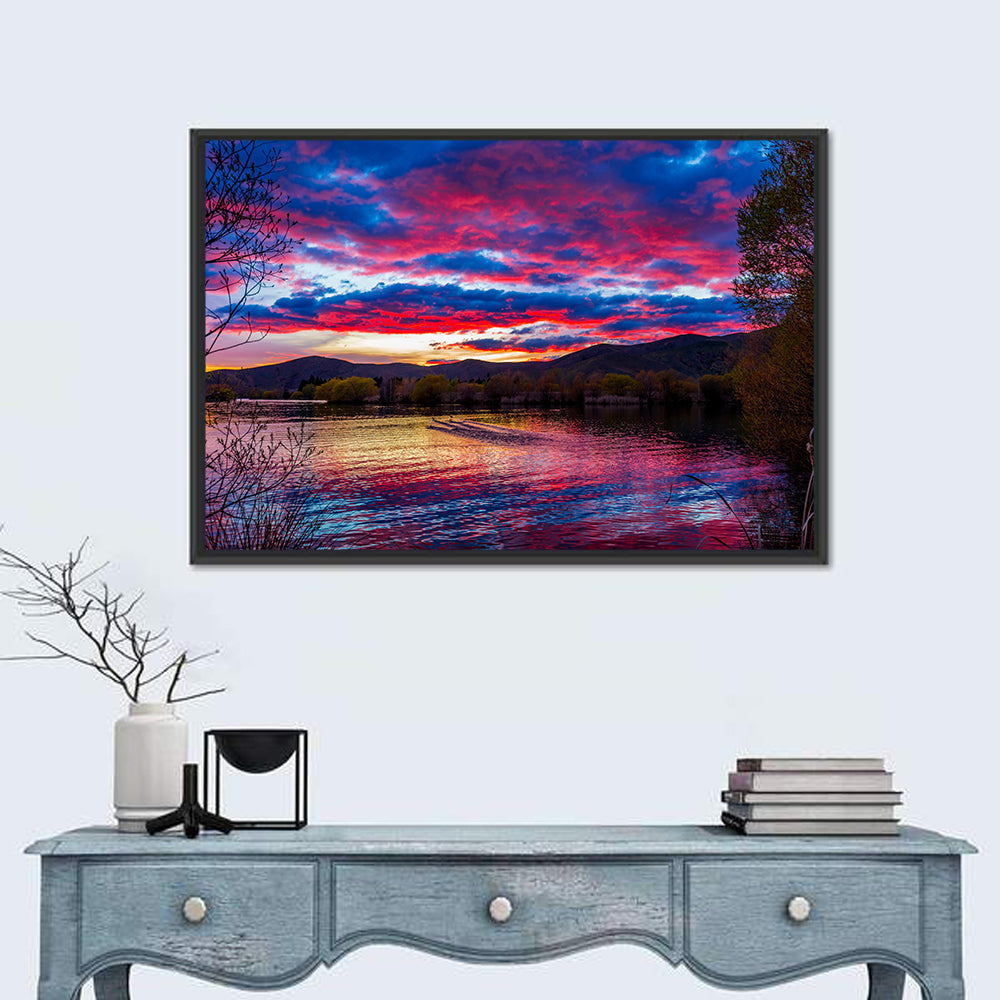 Lake Wairepo Arm Sunrise Reflection Wall Art