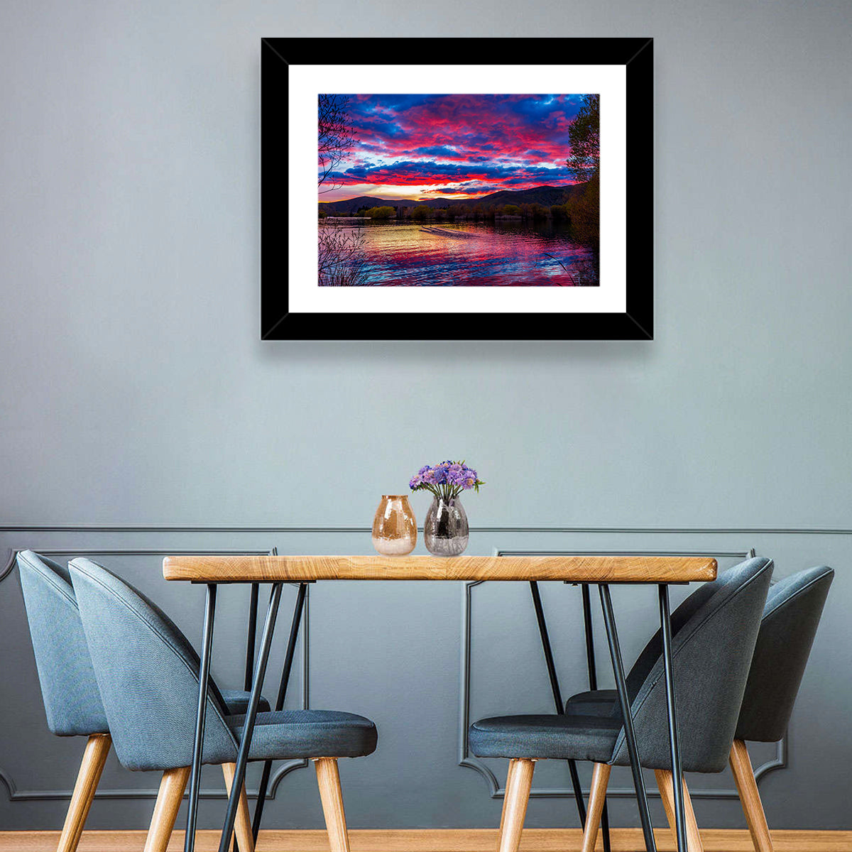Lake Wairepo Arm Sunrise Reflection Wall Art