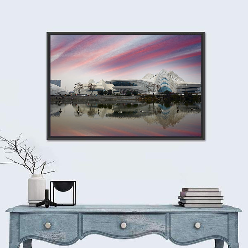 Meixihu International Culture and Arts Centre, Changsha Wall Art in a room, landscape