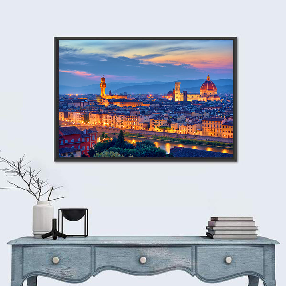 Florence Duomo at Twilight Wall Art