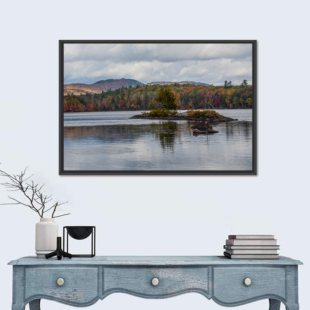 Lake Umbagog Autumn Reflection Wall Art