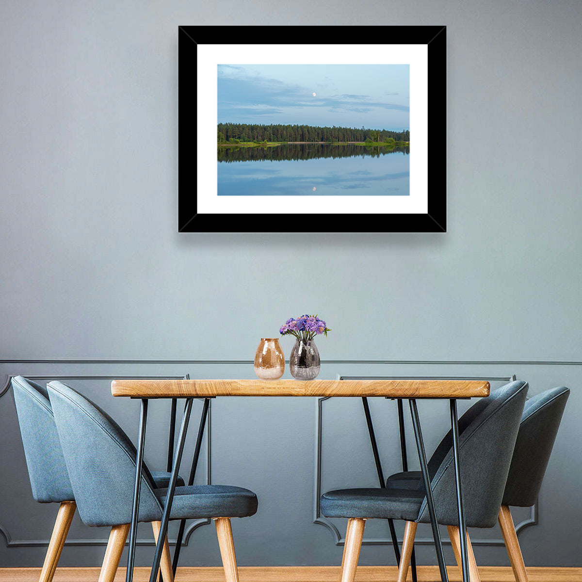 Lake Vanern Moonlight Wall Art