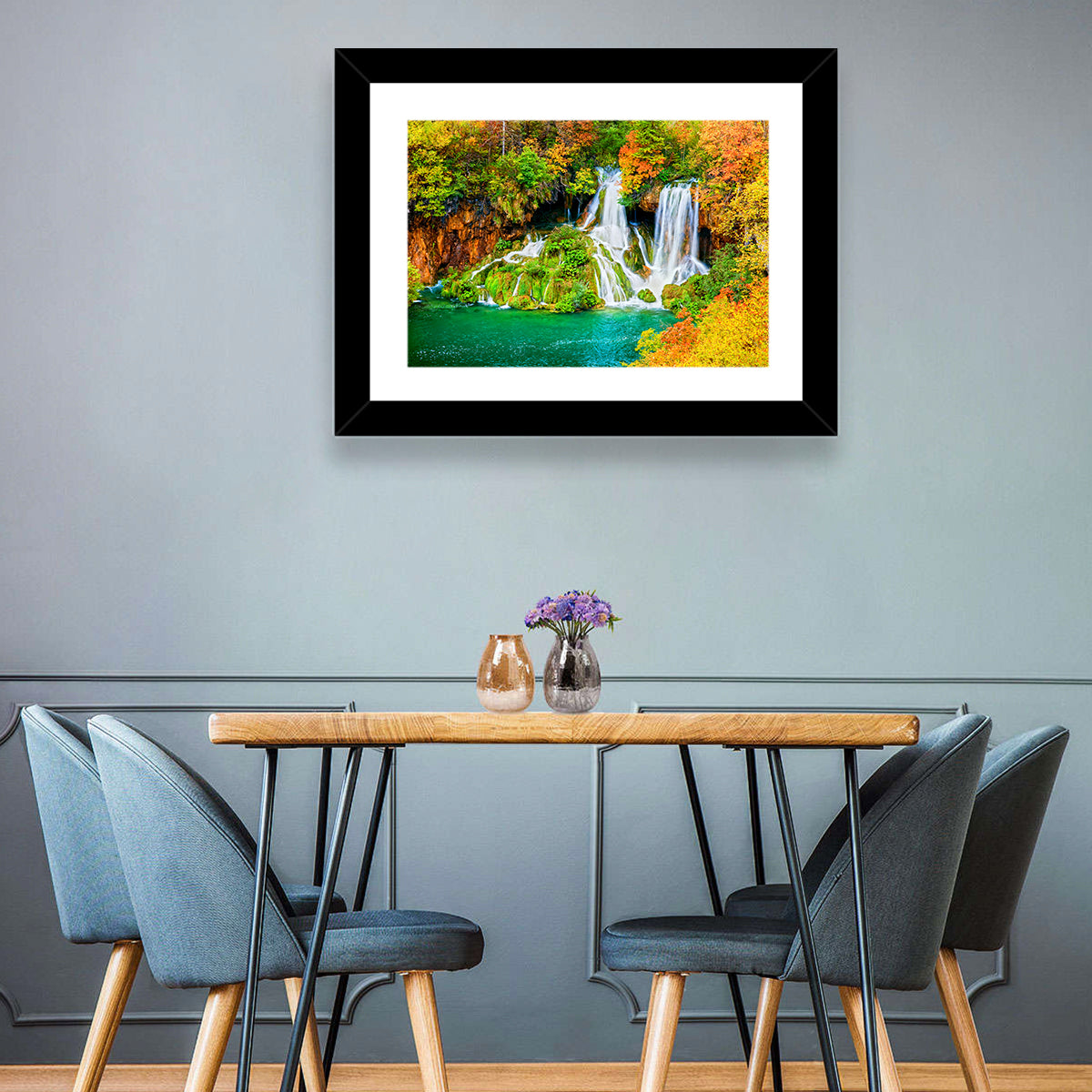 Plitvička Jezera Autumn Falls Wall Art