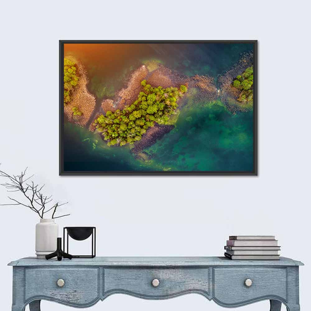 Lithuanian Island at Golden Hour Wall Art