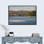 Lake Burton Winter Shoreline Wall Art