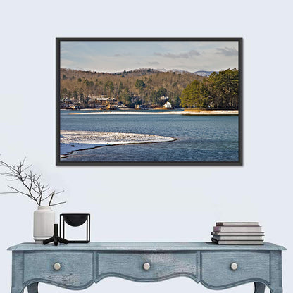 Lake Burton Winter Shoreline Wall Art