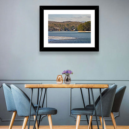 Lake Burton Winter Shoreline Wall Art