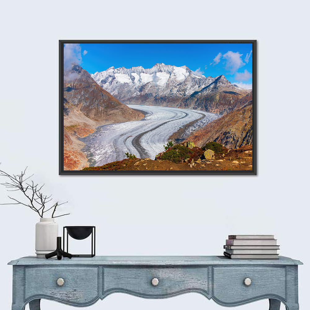 Aletsch Glacier Valley Wall Art