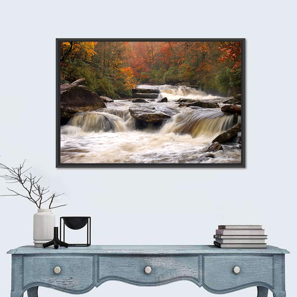 Carolina River in Autumn Wall Art
