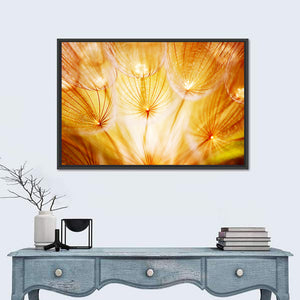 Dandelion Flower Abstract Wall Art