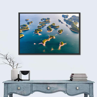 Qiandao Lake Aerial View Wall Art