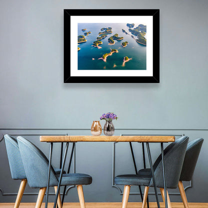 Qiandao Lake Aerial View Wall Art
