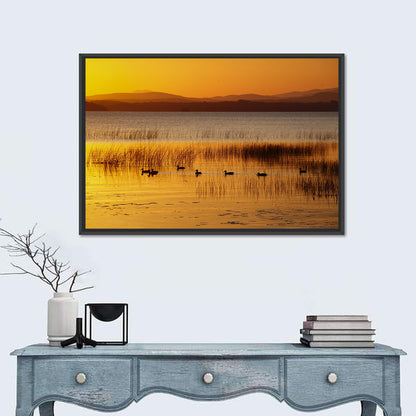 Lake Champlain Golden Sunrise Wall Art