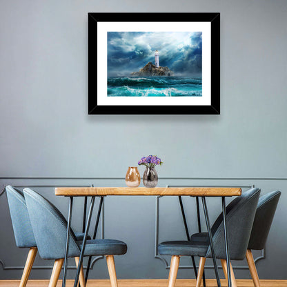 Rocky Island Lighthouse Wall Art