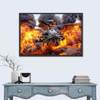 Agustawestland Apache Ah1 Helicopter Wall Art