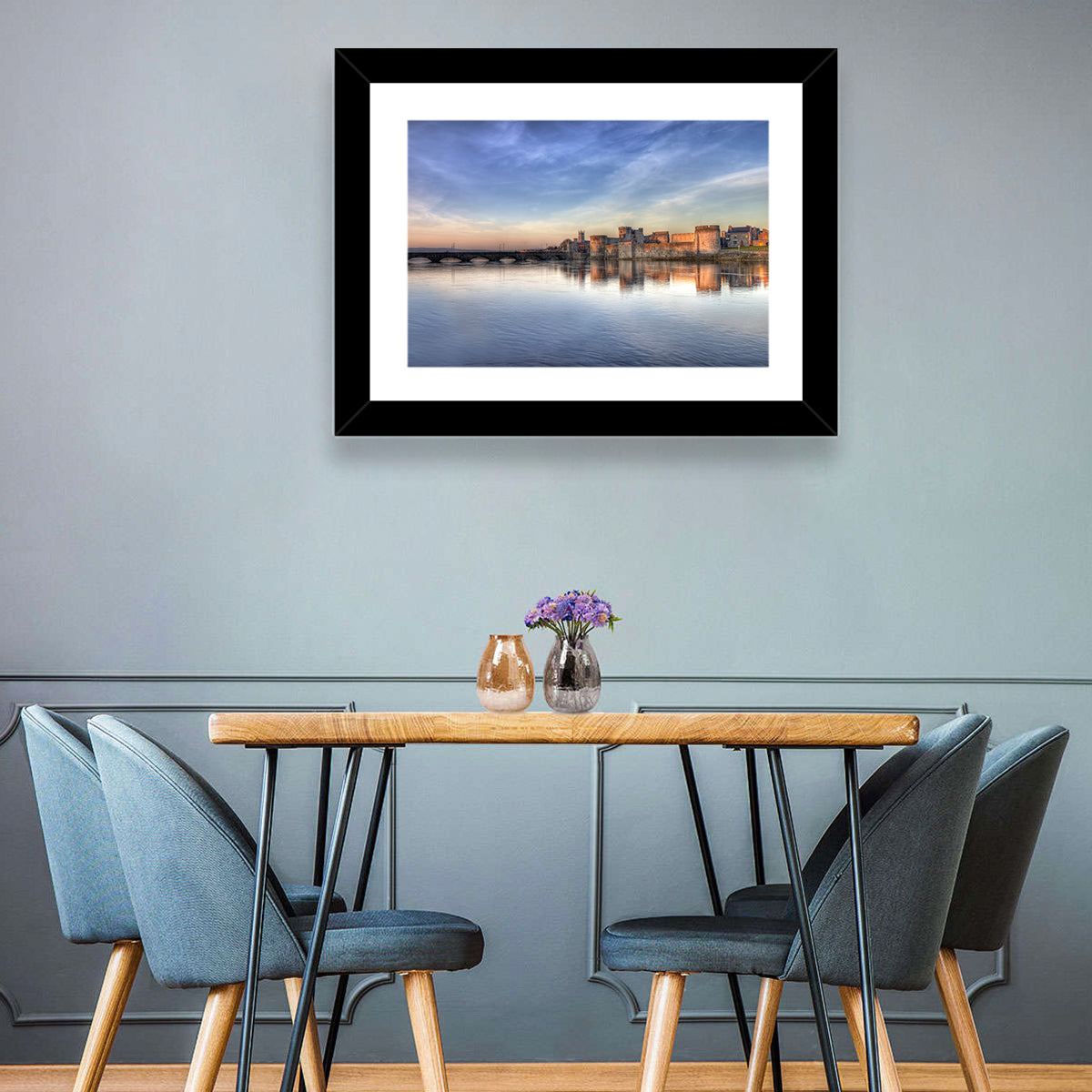 King John's Castle at Sunset Wall Art in a room, landscape