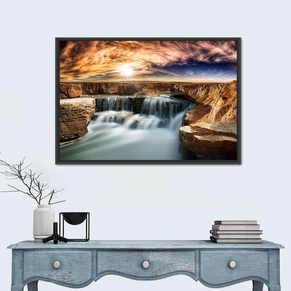 Glen Canyon Waterfall Wall Art
