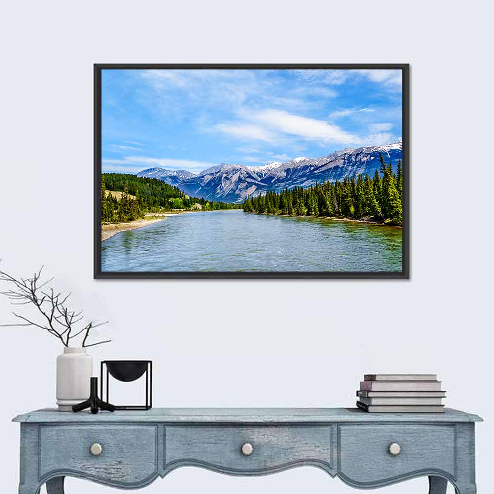 Athabasca River View Wall Art
