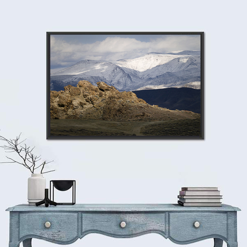 Wonderstone Snow-dusted Mountains Wall Art