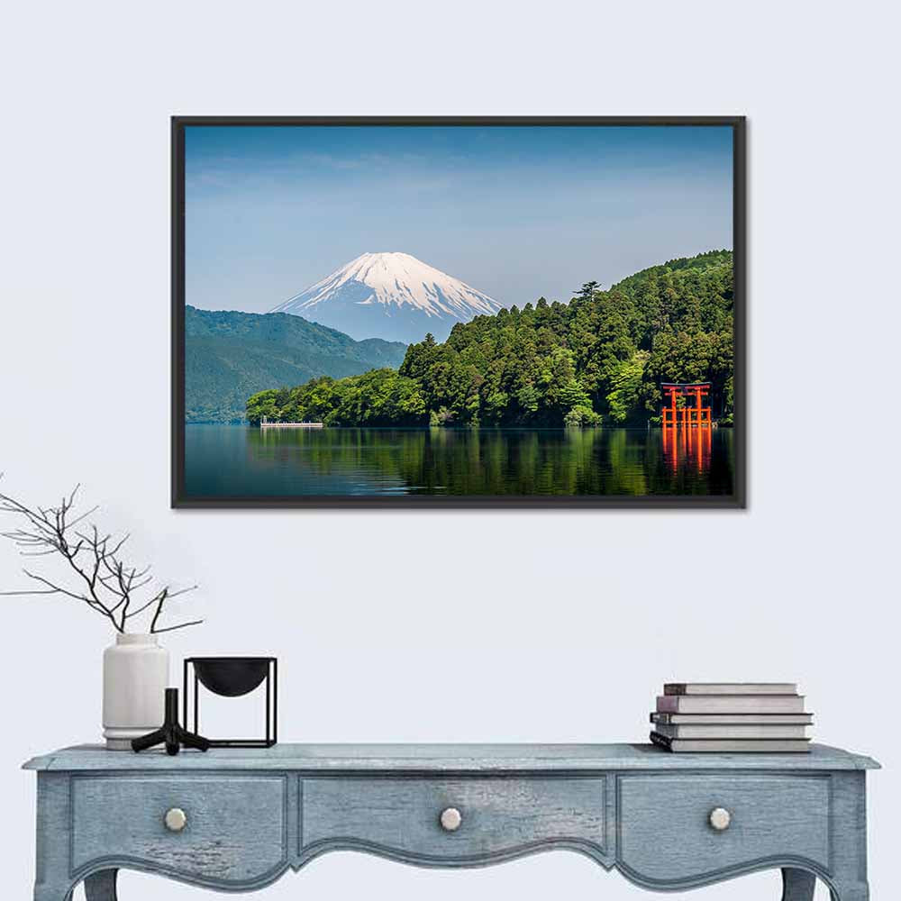 Mount Fuji Above Lake Ashi Wall Art