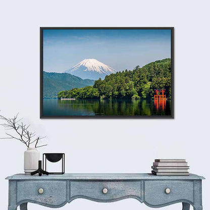 Mount Fuji Above Lake Ashi Wall Art