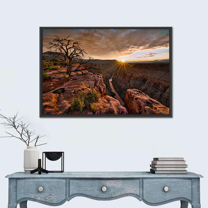 Arizona Canyon Sunset Wall Art