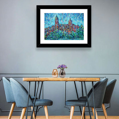 Salamanca Dual Domes Reflection Wall Art