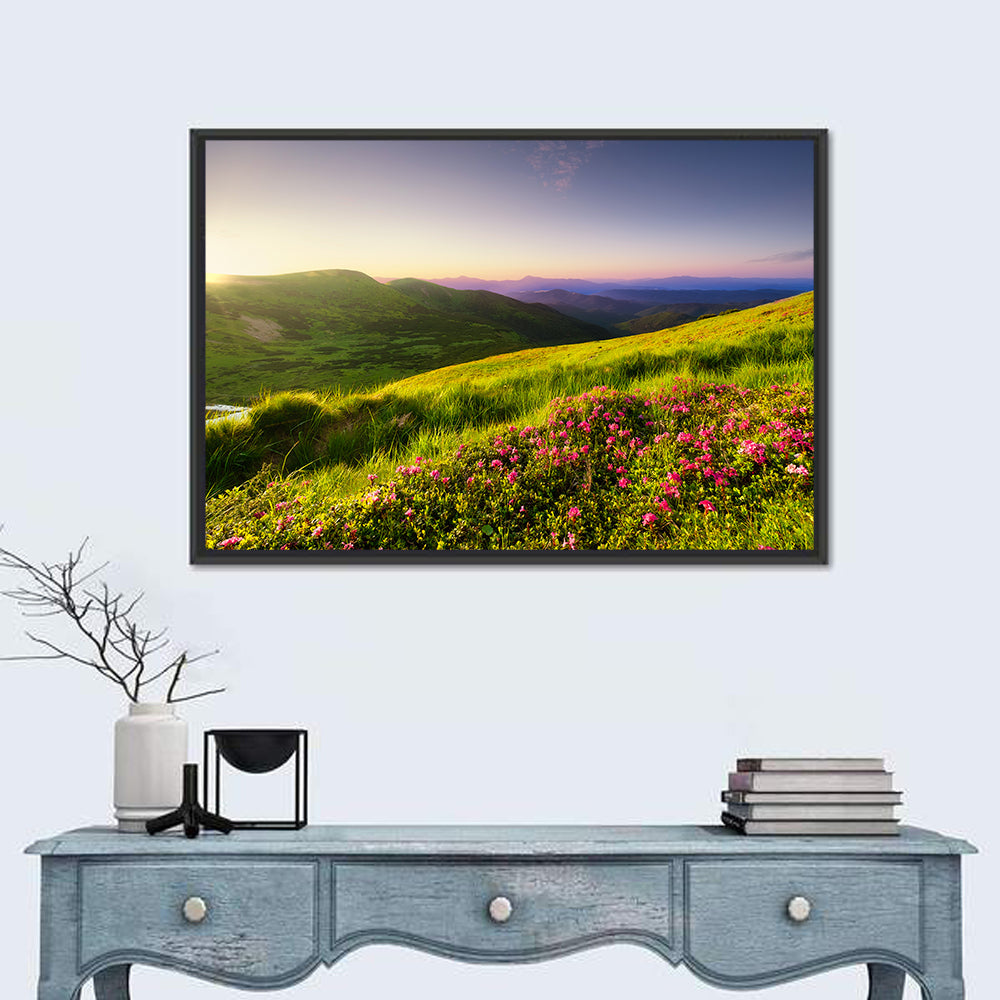 Alpine Meadow Sunrise Wall Art