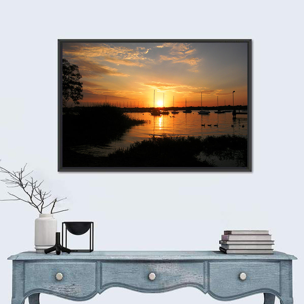 White Rock Lake Sunset Wall Art