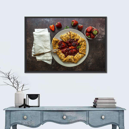 Sommer Strawberry Tart Wall Art