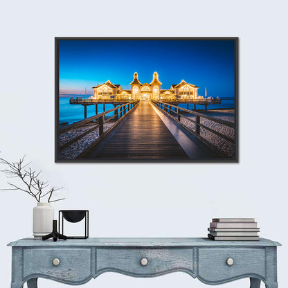 Sellin Pier at Twilight Wall Art