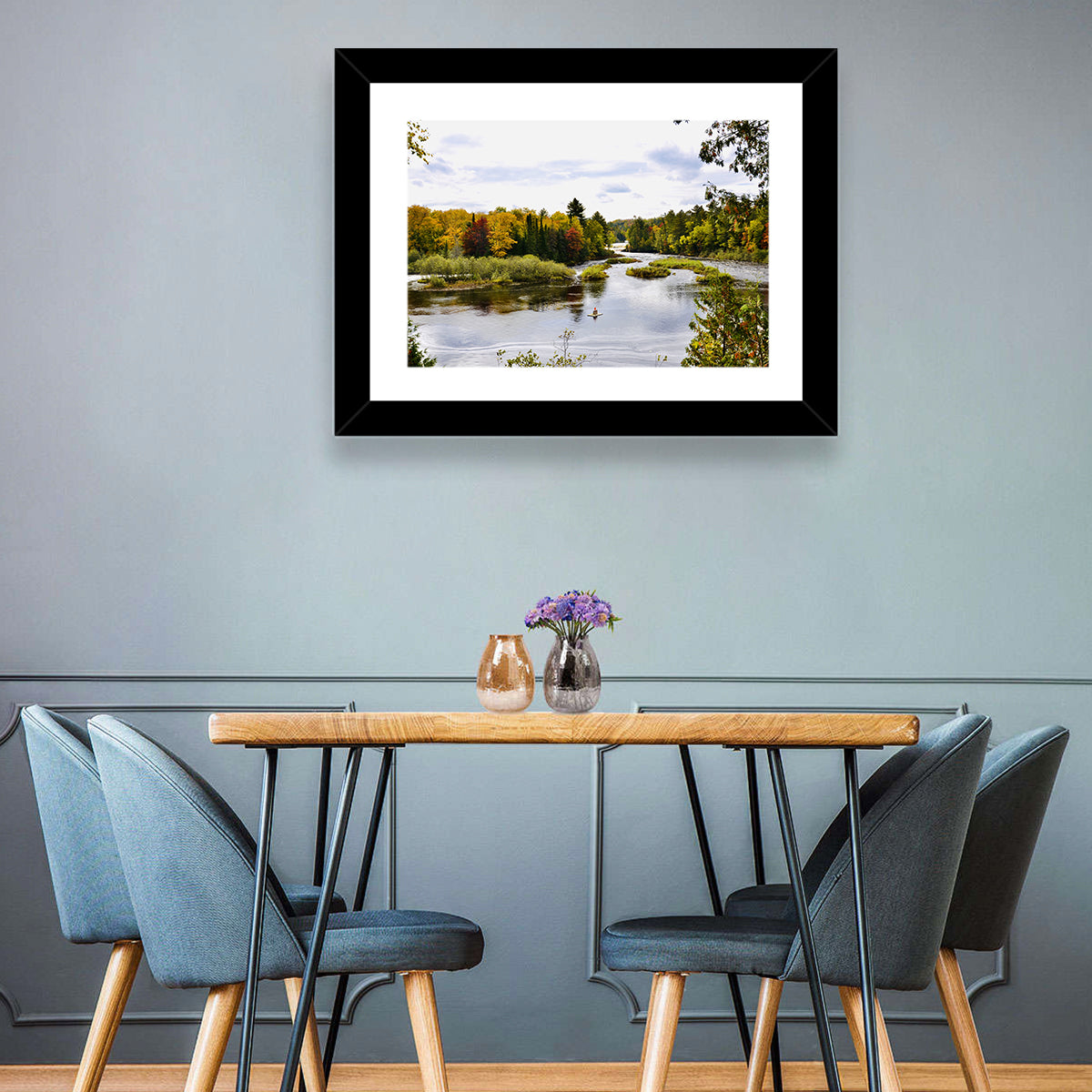 Tahquamenon River Autumn Scene Wall Art
