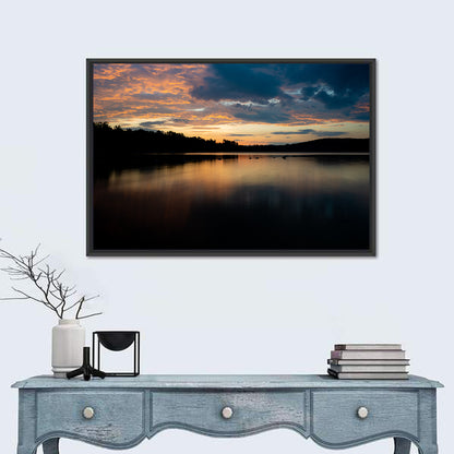 Lake Squam Sunrise Reflection Wall Art