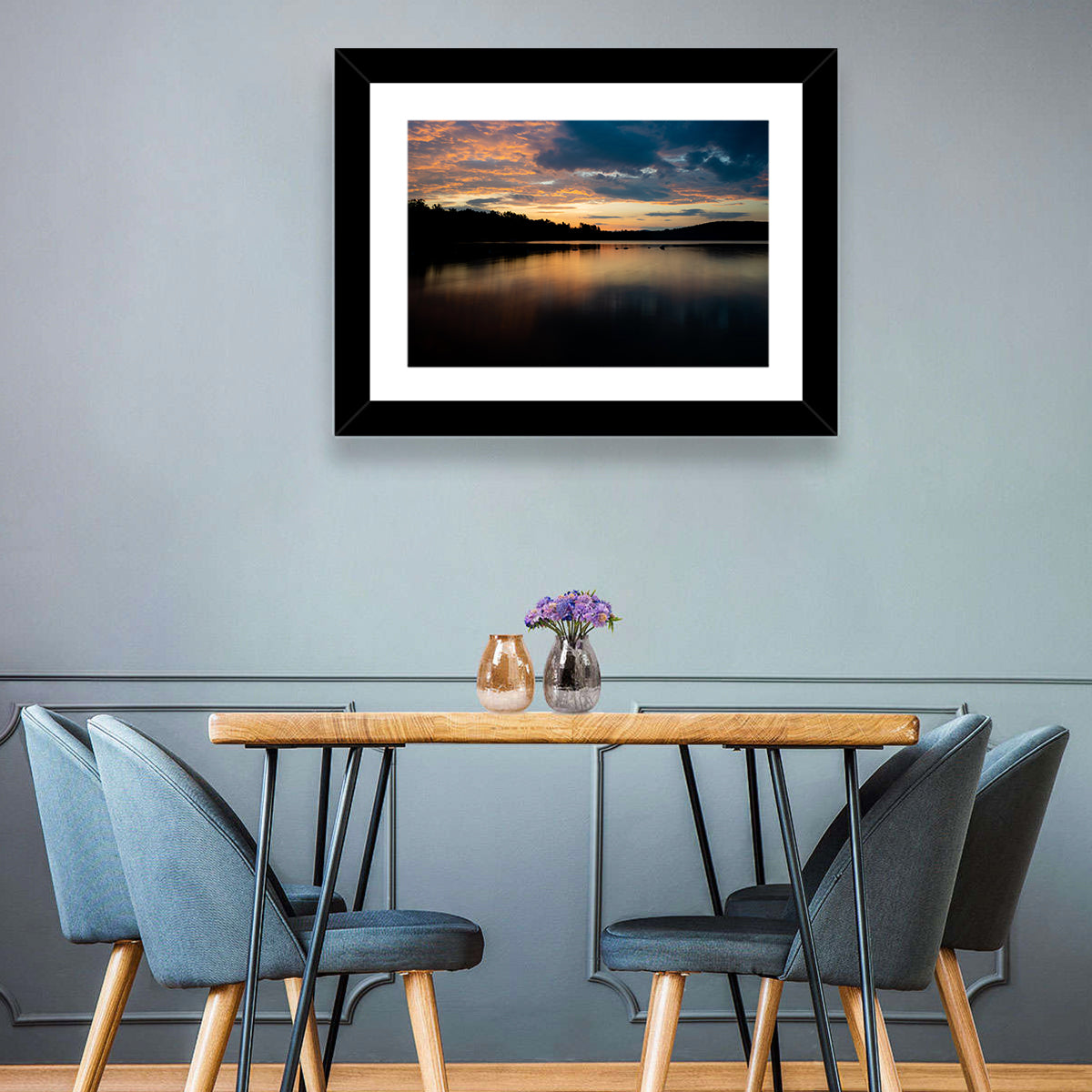 Lake Squam Sunrise Reflection Wall Art